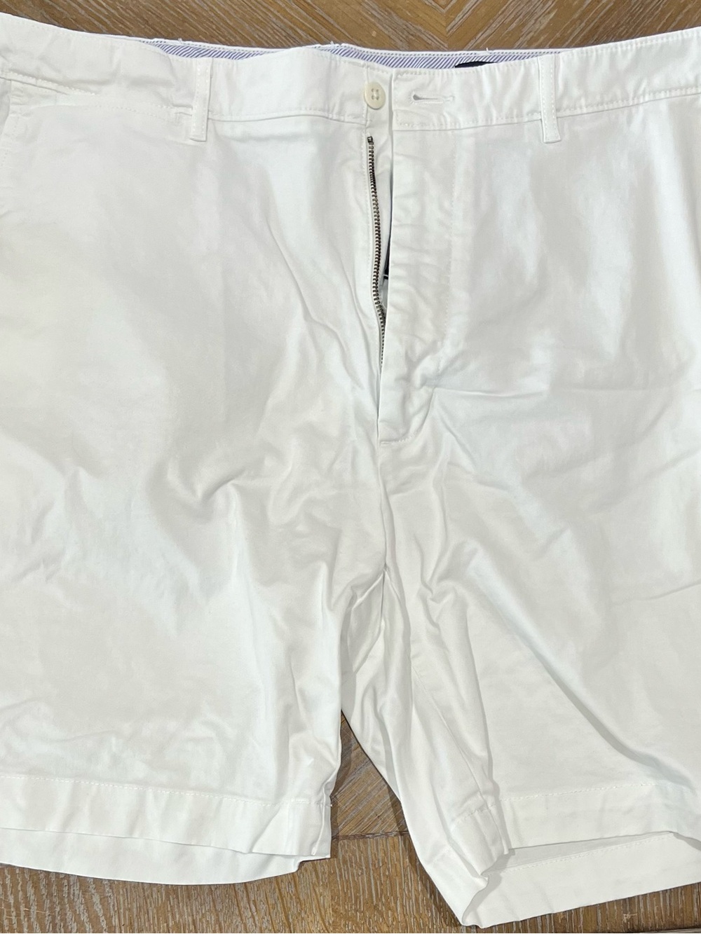 Daniel Cremieux Crisp White Flat Front Cotton Shorts